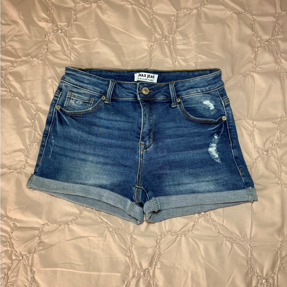 “Wax Jean Collection” Denim Shorts